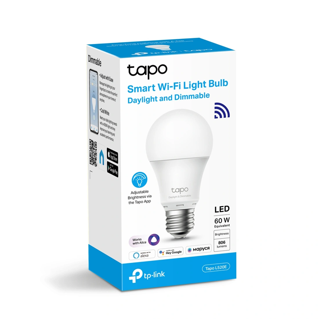 Лампа Wi-Fi Умная TP-Link Tapo L520E  - фото 4