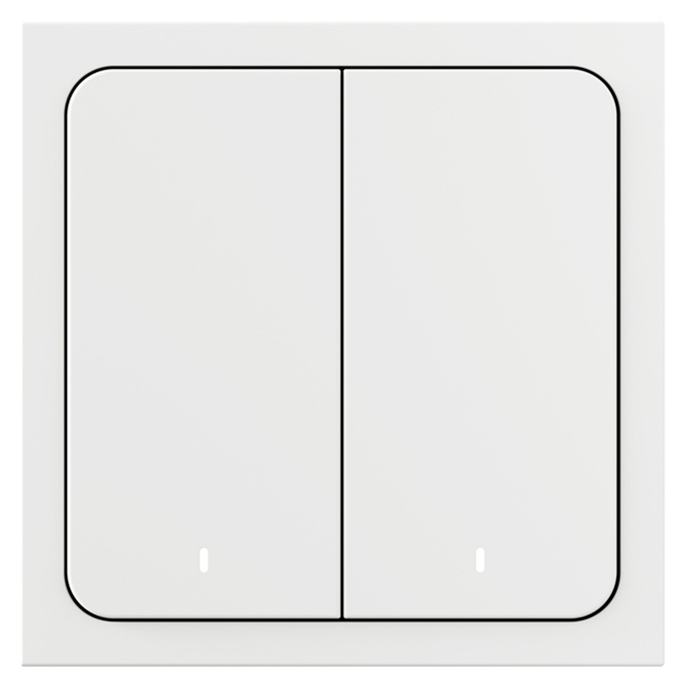 Умный беспроводной выключатель Яндекс YNDX-00535 2 клавиши Умный беспроводной выключатель Яндекс YNDX-00535 2 клавиши