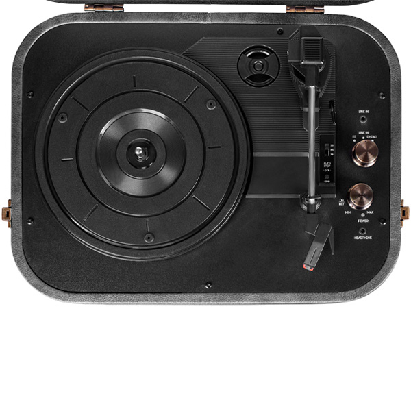Проигрыватель виниловых пластинок Ritmix LP-190B Dark Grey - фото 3