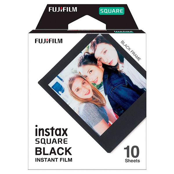 Fujifilm пленкасы лезде суретке түсіруге арналған Instax SQ black frame