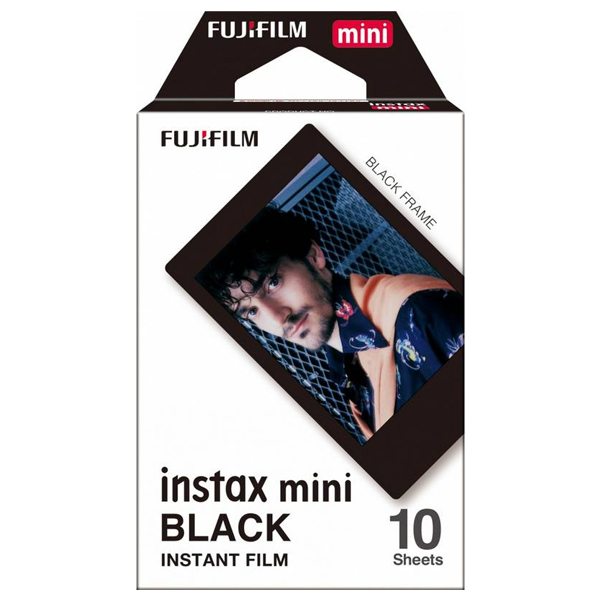 Fujifilm пленкасы лезде суретке түсіруге арналған Instax black frame mini