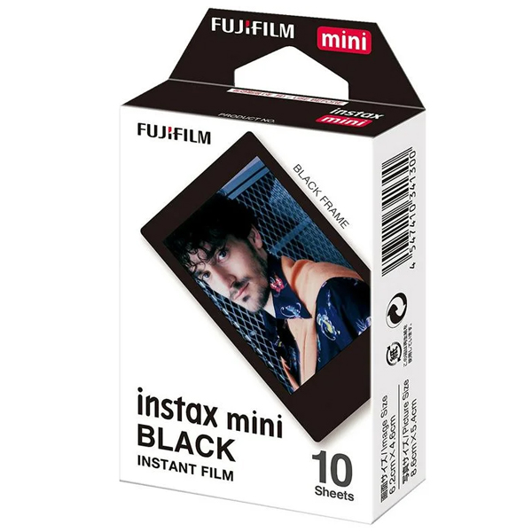 Fujifilm пленкасы лезде суретке түсіруге арналған Instax black frame mini