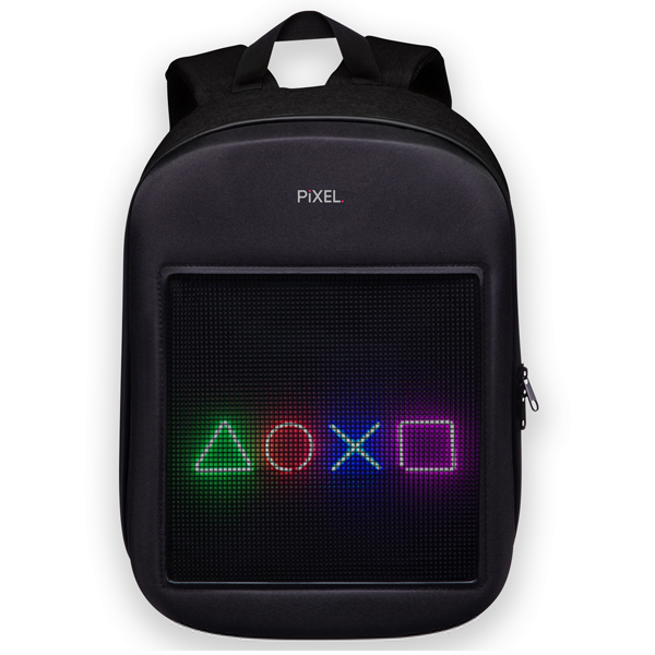 ryukzak s led displeem pixel one black moon
