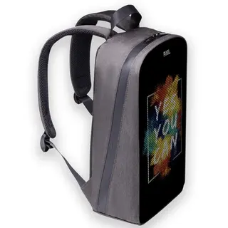 Рюкзак с LED-дисплеем Pixel Max Silver