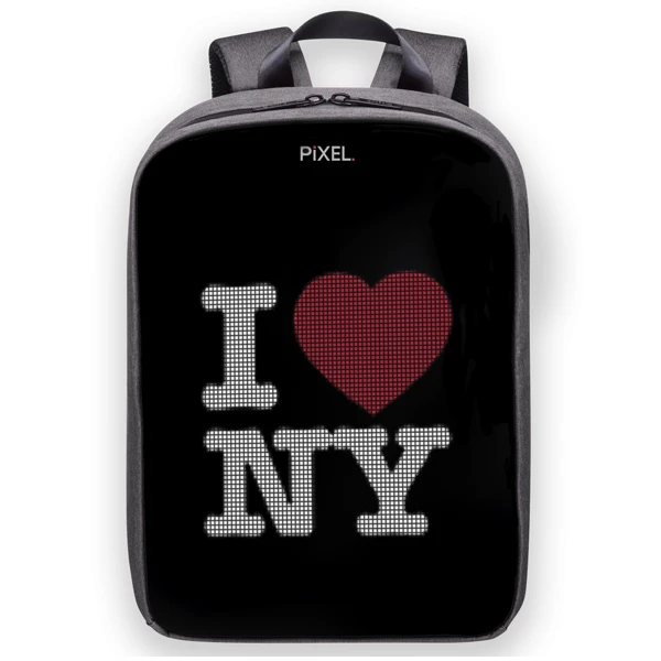 Рюкзак с LED-дисплеем Pixel Max Silver