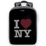 Рюкзак с LED-дисплеем Pixel Max Silver