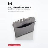 Сумка для ноутбука Miracle 02 15,6" Dark Grey - фото 3