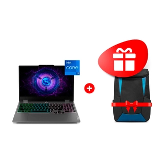 Комплект Рюкзак для ноутбука Lenovo 15.6 IdeaPad Gaming Backpack + Ноутбук LENOVO LOQ 15IRX9 Intel Core i7-13650HX 24GB / SSD 1TB / GeForce RTX 4050 6GB / NO OS / 83DV00YLRK 