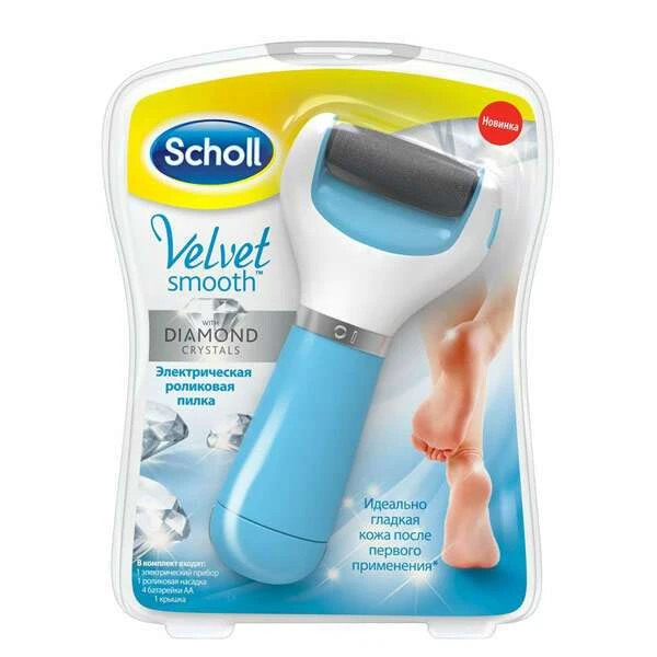 Электрическая роликовая пилка Scholl Velvet Smooth Diamond Crystals