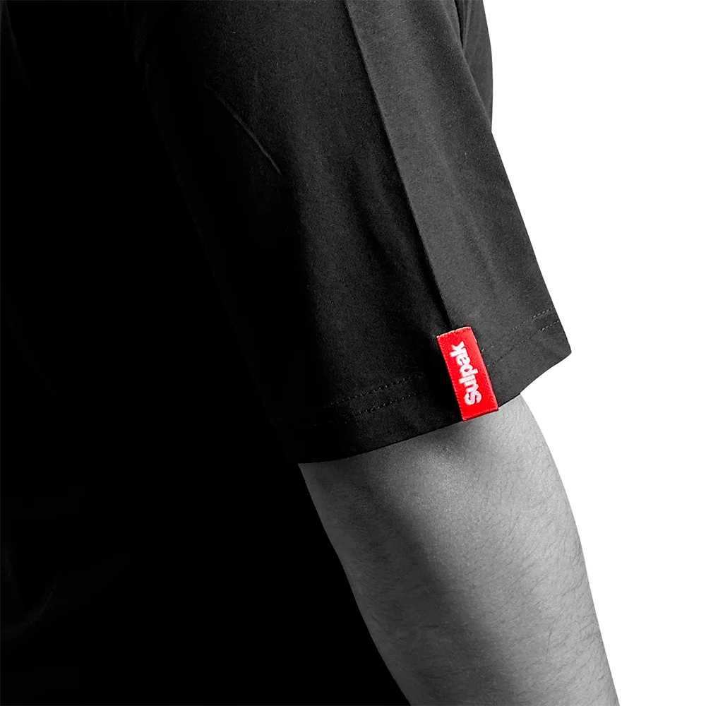 Футболка Sulpak Размер XL / Черная Оверсайз стикер 4 - фото 2