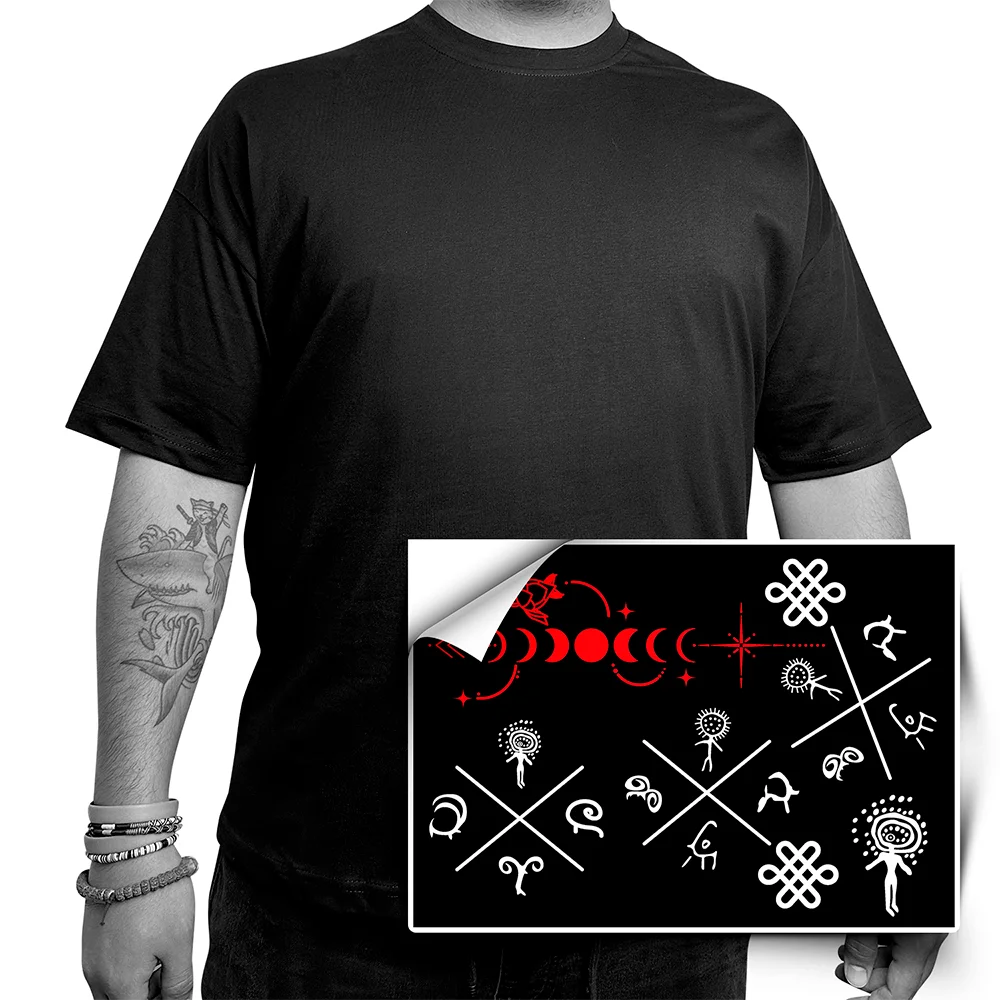 Футболка Sulpak Размер XL / Черная Оверсайз стикер 4