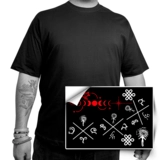 Футболка Sulpak Размер XL / Черная Оверсайз стикер 4