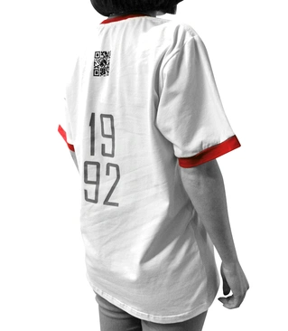 Футболка "Big S" размер XS / белая 