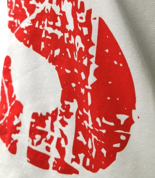 Футболка "Big S" размер M / белая 