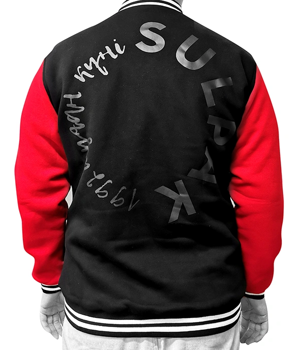 Бомбер Sulpak размер XS / черно-красный - фото 3