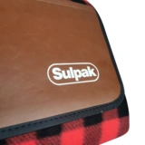 Плед двусторонний в клетку красный - фото 4