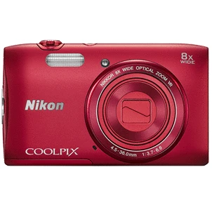 Цифровая фотокамера Nikon COOLPIX S3600 Red - фото 2