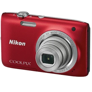 Цифровая фотокамера Nikon COOLPIX S2800 Red - фото 3
