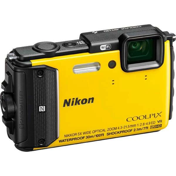 Цифровая фотокамера Nikon COOLPIX AW130 Yellow