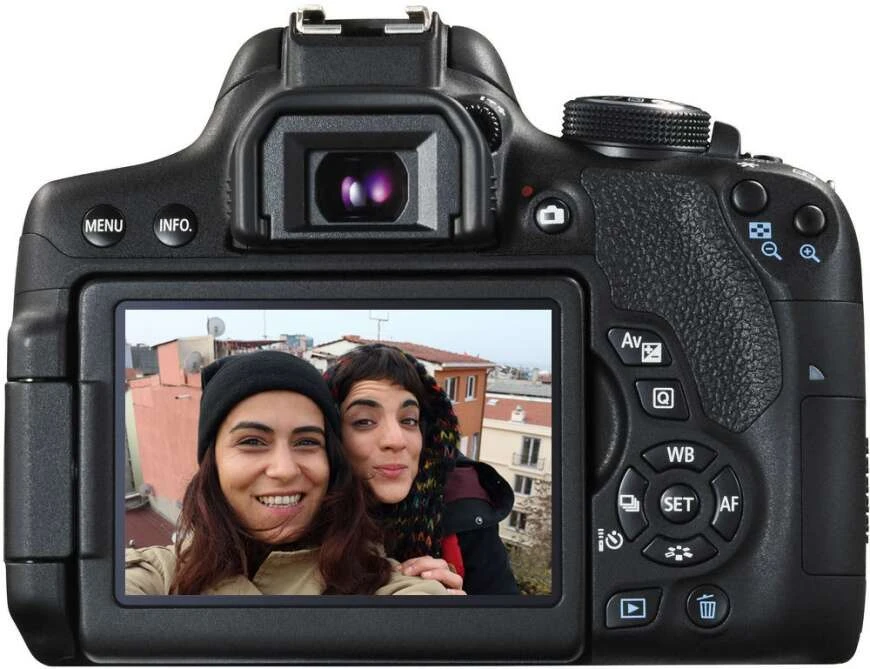 Цифровая фотокамера Canon EOS 750D 18-55 IS STM +50 1,8 STM - фото 3