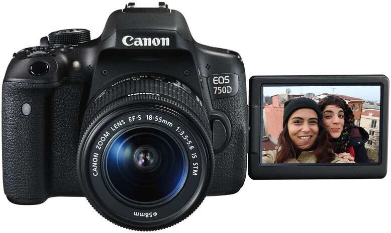 Цифровая фотокамера Canon EOS 750D 18-55 IS STM +50 1,8 STM - фото 7