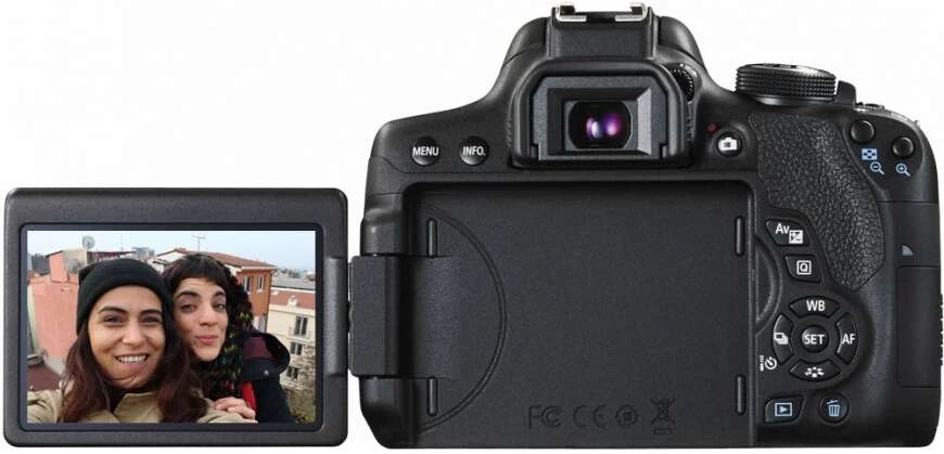 Цифровая фотокамера Canon EOS 750D 18-55 IS STM +50 1,8 STM - фото 8