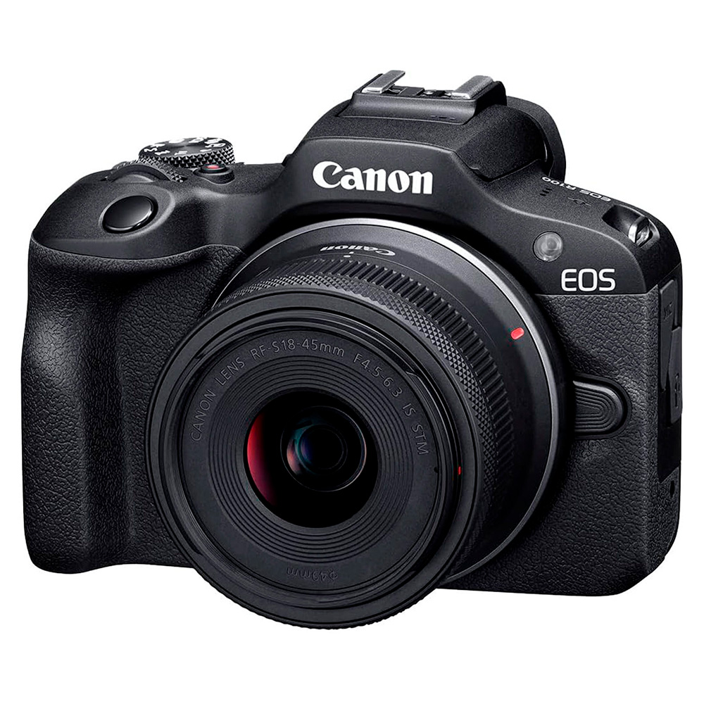 Системная фотокамера Canon EOS R100 + RF-S 18-45 Black - фото 5