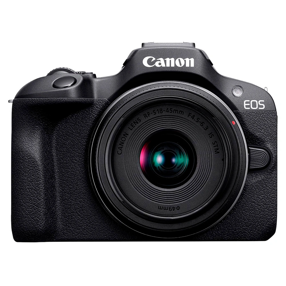 Canon жүйелік фотокамерасы EOS R100 + RF-S 18-45 Black