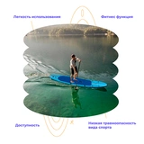 Надувной сапбоард Hiper SUP-001 Акула - фото 7