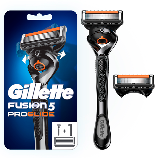 Gillette ұстарасы Fusion ProGlide + 2 ауыстыру кассетасы