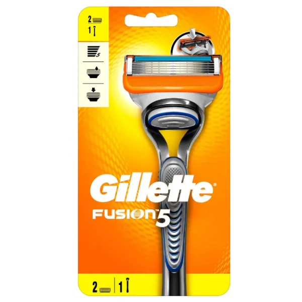 Бритва Gillette Fusion + 2 сменные кассеты