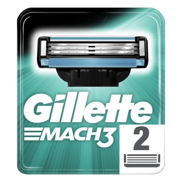 Cменные кассеты для бритья Gilette Mach3 2шт