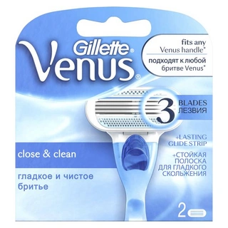 Cменные кассеты для бритья Gillette Venus 2 шт