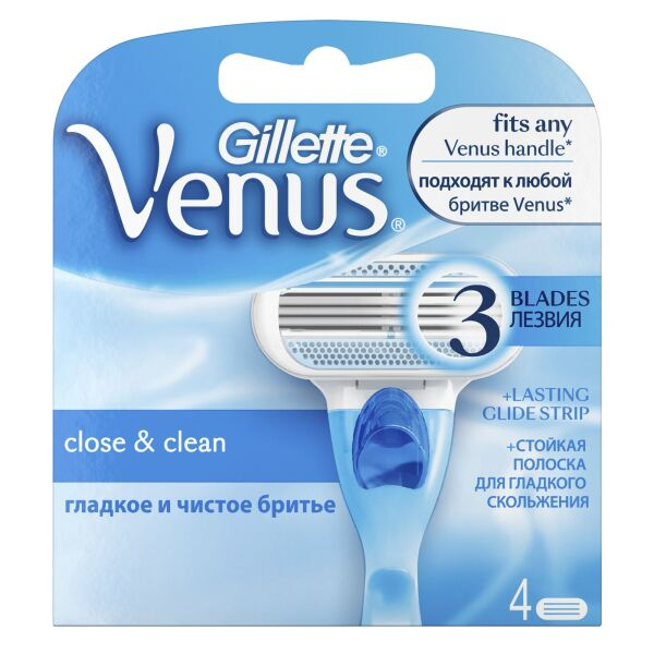 Cменные кассеты для бритья Gillette Venus 4 шт