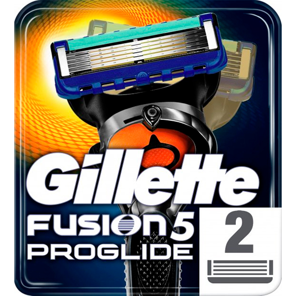 Gillette қырынуға арналған ауыстырылатын кассеталары Fusion ProGlide 2 дана