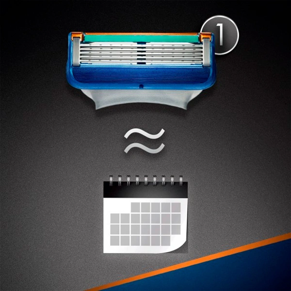 Cменные кассеты для бритья Gillette Fusion 4шт - фото 2