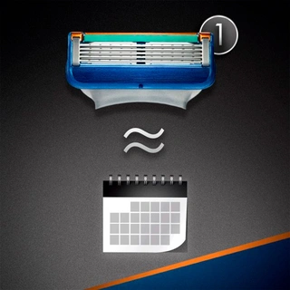 Cменные кассеты для бритья Gillette Fusion 4шт