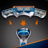 Cменные кассеты для бритья Gillette Fusion 4шт - фото 5