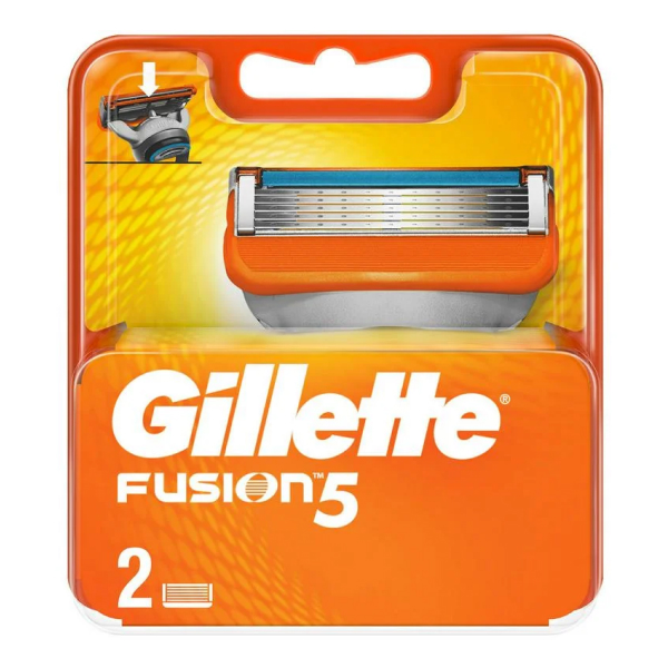 Cменные кассеты для бритья Gilette Fusion 2шт