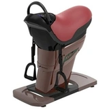 Иппотренажер ErSport 1517 Черно-красный - фото 2