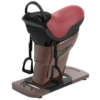 Иппотренажер ErSport 1517 Черно-красный