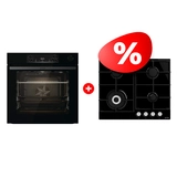 Комплект Газовая варочная панель Gorenje GTW641AKB + Встраиваемый духовой шкаф Gorenje BSA6737E15BG 