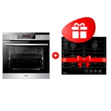 Жиынтық Hansa газ пісіру беті BHGS630301 + Hansa кіріктірілген тұмшапеш BOEIS696022 