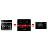 Комплект Газовая варочная поверхность Haier HHX-G64CNB + Встраиваемая микроволновая печь Haier HMX-BTG259B + Встраиваемый духовой шкаф Haier HOQ-F5AABX 