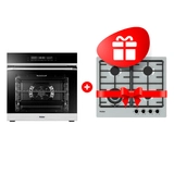 Комплект Газовая варочная поверхность Haier HHX-M64CWFX + Встраиваемый духовой шкаф Haier HOQ-F5AABX 