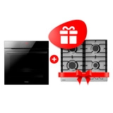 Жиынтық Hansa газ пісіру беті BHGI630301 + Встраиваемый духовой шкаф Hansa BOEB697688 
