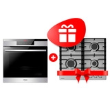 Жиынтық Hansa газ пісіру беті BHGI630301 + Встраиваемый духовой шкаф Hansa BOEI697688 