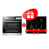 Комплект Газовая варочная поверхность Hansa BHGS630301 + Встраиваемый духовой шкаф Hansa BOEIS694097 