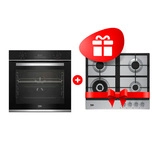 Комплект Газовая варочная поверхность Beko HIAW 64225 SX + Встраиваемый духовой шкаф Beko BBIE133002XD 