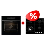 Жиынтық Газовая варочная панель Gorenje GTW641AKB + Встраиваемый духовой шкаф Gorenje BPS6737E14BG 